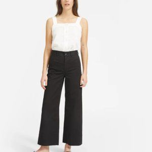 Everlane lightweight wide-leg ankle chino